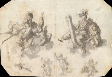 Alegoría de la esperanza y la fortaleza (estudio)